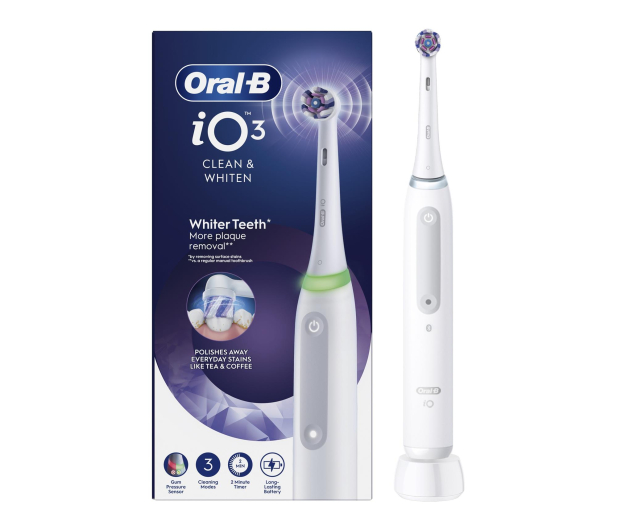 Oral-B Szczoteczka magnetyczna iO3 (matowa biała) - 1601546 - zdjęcie 2